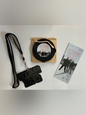 NEW! Sting 3.0 VIP Exclusive Mini Record Player LP Album Coaster Gift Set Bundle